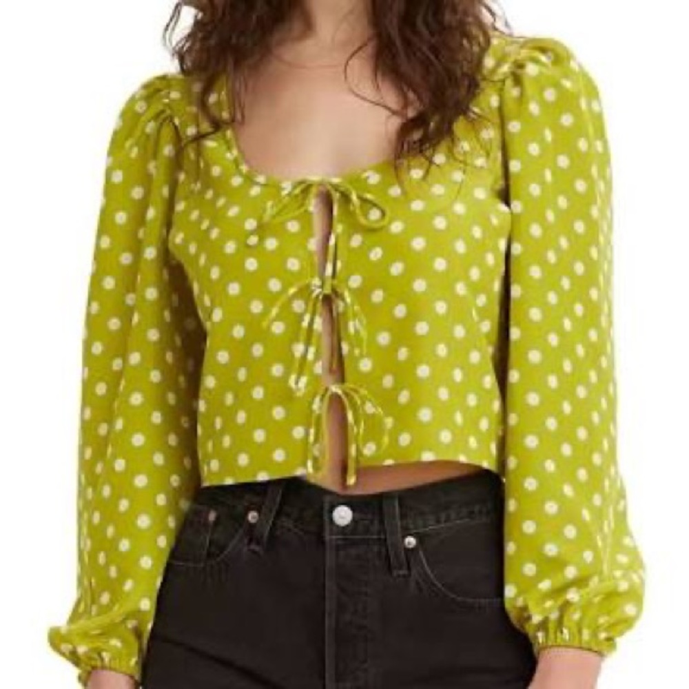 Levi's Daisy Green Top